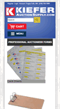 Mobile Screenshot of kieferauctionsupply.com